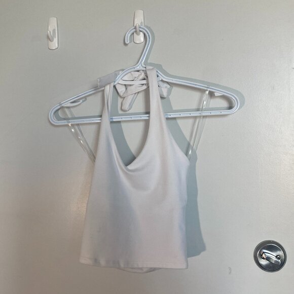 Soft Stretch Seamless Fabric Halter Top - Picture 1 of 2